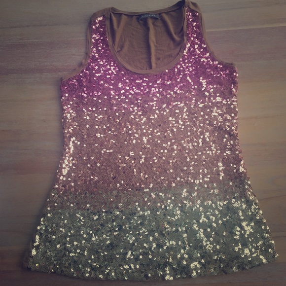 Ombré sequin tank - Picture 1 of 3